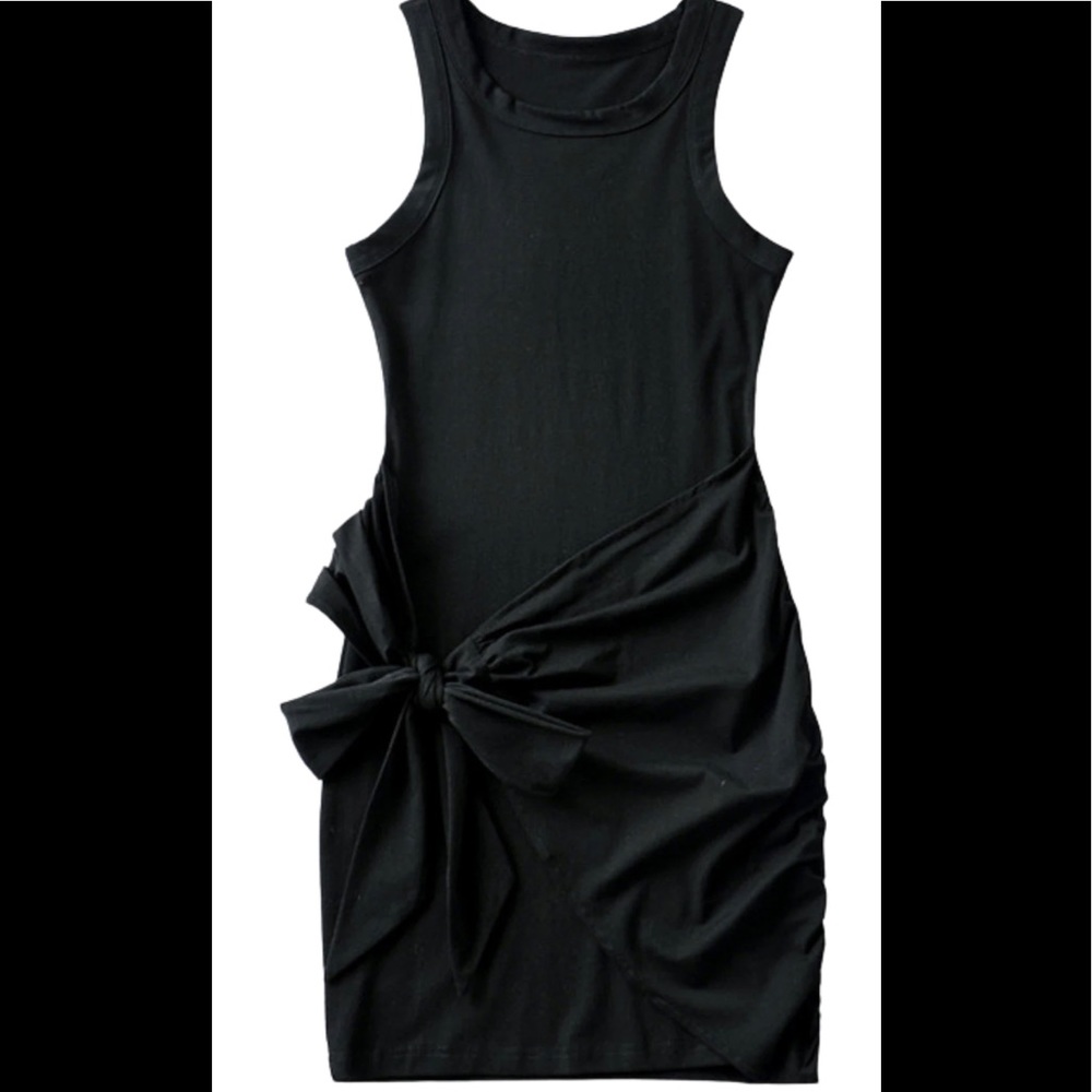 Goodnight Macaroon AIMEE FRONT TIED WRAP TANK DRES